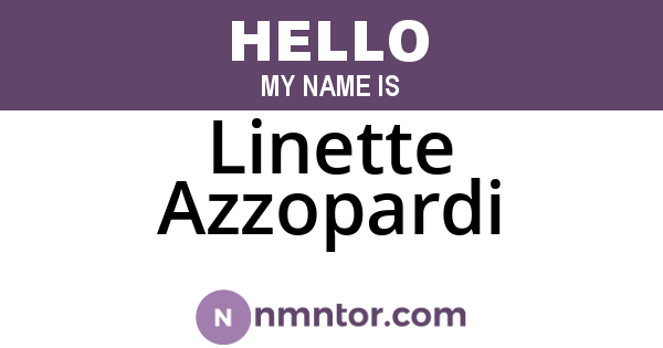 Linette Azzopardi
