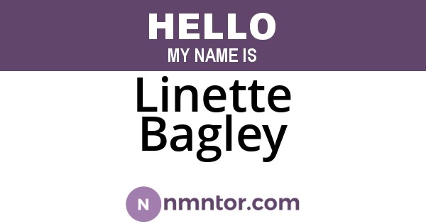Linette Bagley