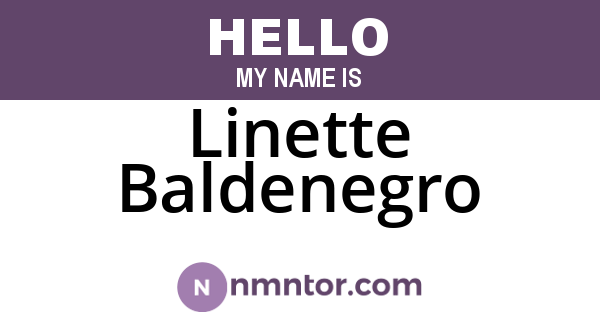 Linette Baldenegro