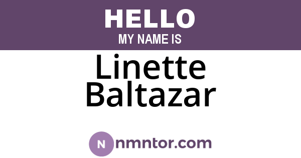 Linette Baltazar
