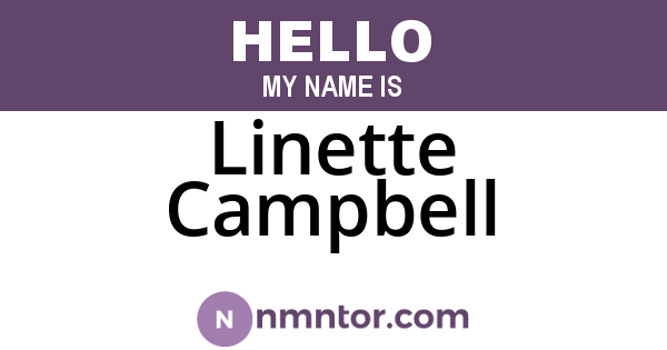 Linette Campbell