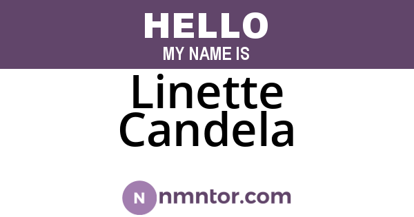 Linette Candela
