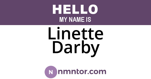 Linette Darby