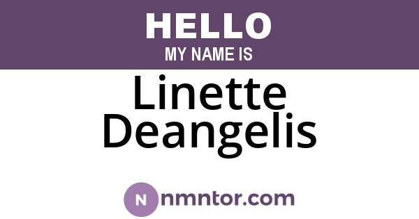 Linette Deangelis