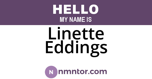 Linette Eddings