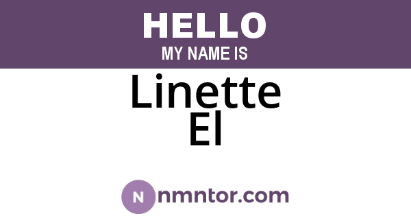 Linette El