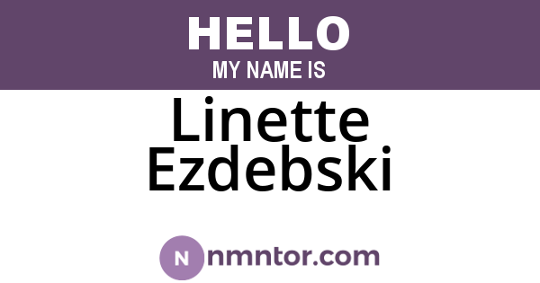 Linette Ezdebski