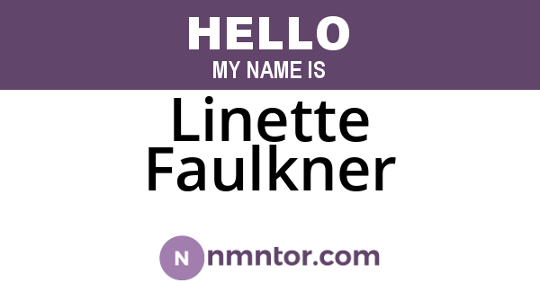 Linette Faulkner