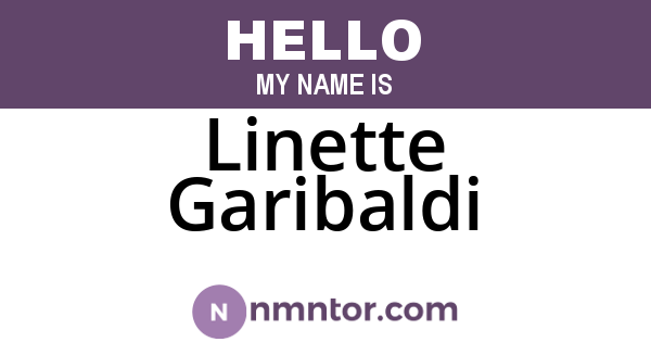 Linette Garibaldi