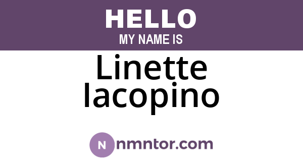 Linette Iacopino