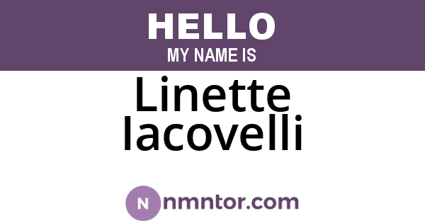 Linette Iacovelli