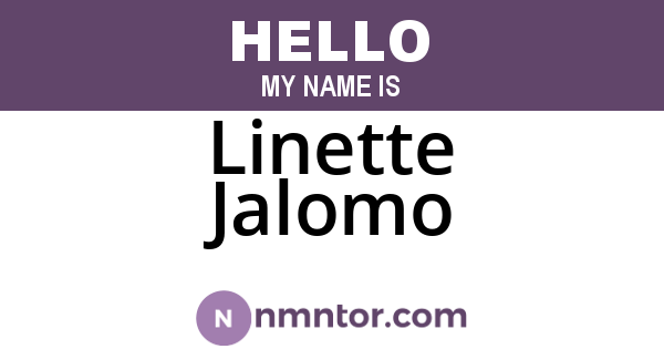 Linette Jalomo
