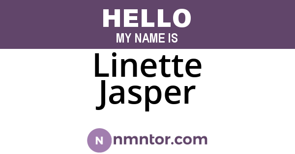 Linette Jasper