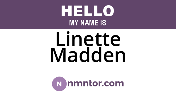 Linette Madden