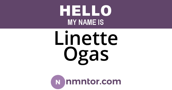 Linette Ogas