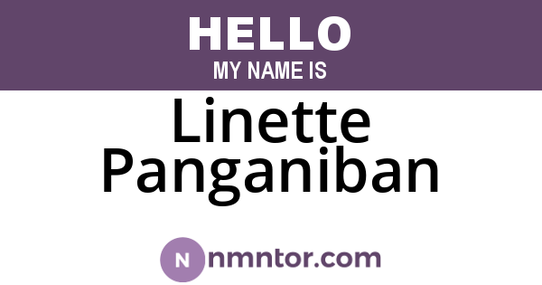 Linette Panganiban