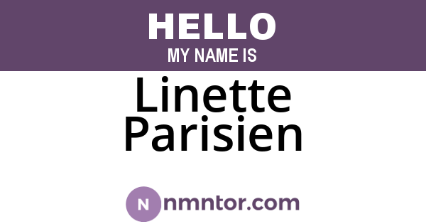 Linette Parisien