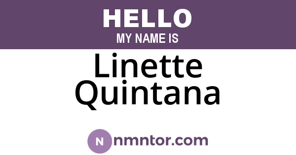 Linette Quintana