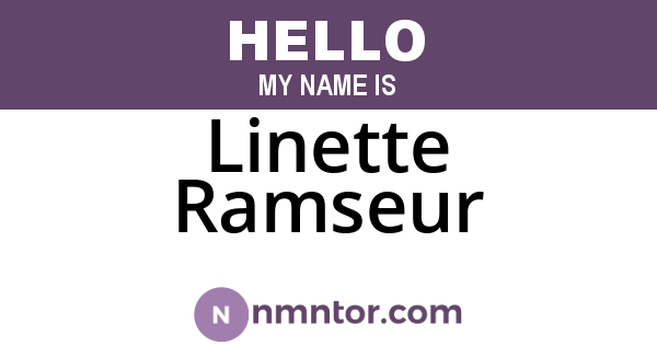 Linette Ramseur