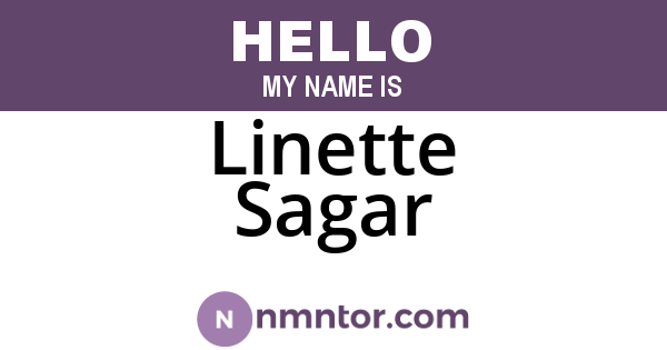 Linette Sagar