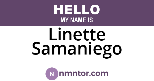 Linette Samaniego