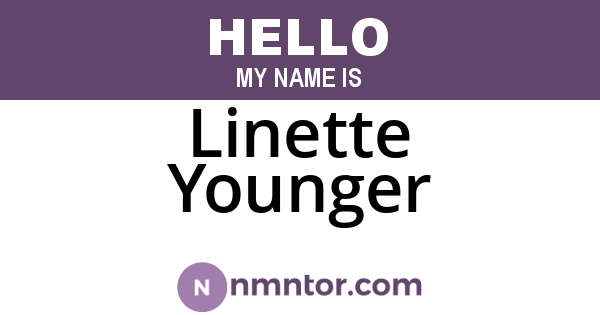 Linette Younger