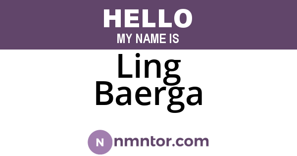 Ling Baerga