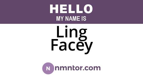 Ling Facey
