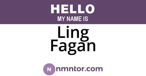 Ling Fagan