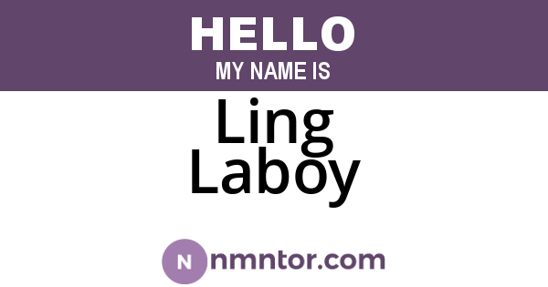 Ling Laboy
