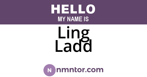 Ling Ladd