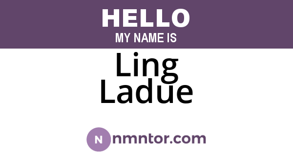 Ling Ladue