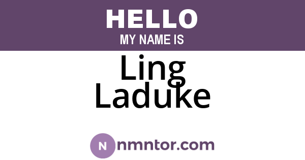 Ling Laduke