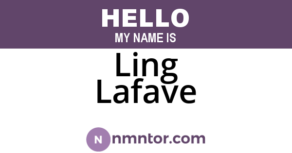 Ling Lafave