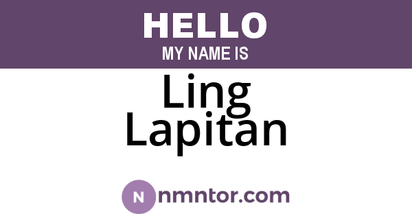Ling Lapitan