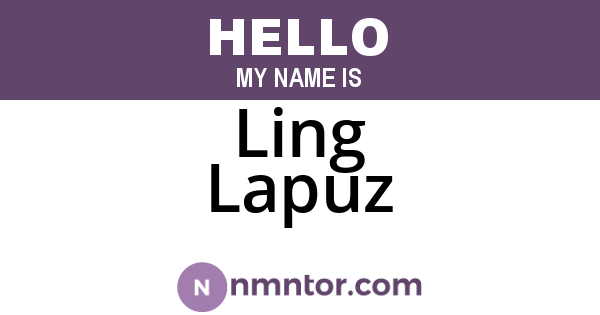 Ling Lapuz