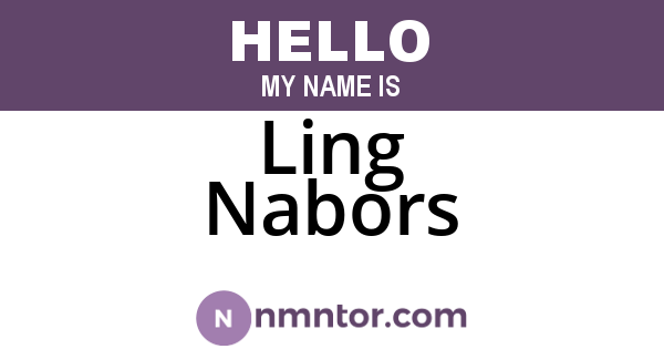 Ling Nabors
