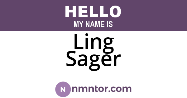 Ling Sager