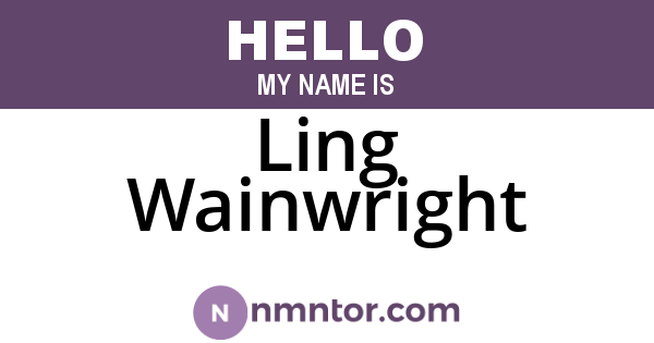 Ling Wainwright