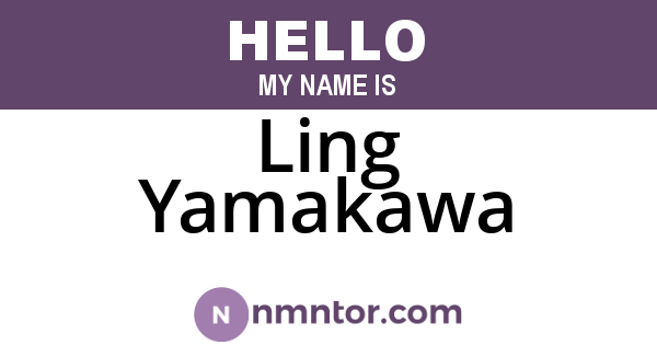 Ling Yamakawa