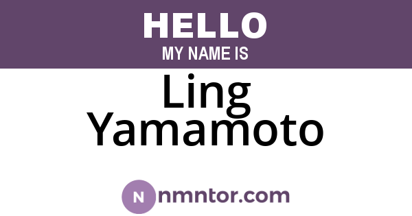 Ling Yamamoto