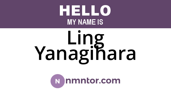 Ling Yanagihara
