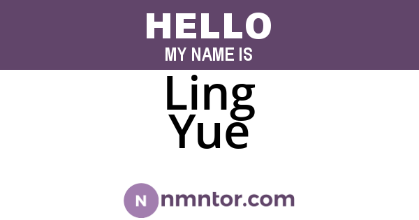 Ling Yue