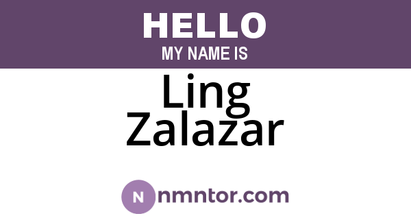 Ling Zalazar