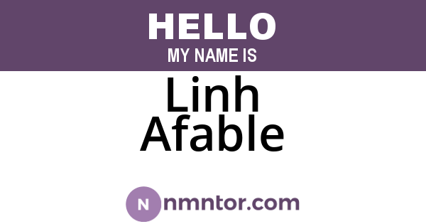 Linh Afable