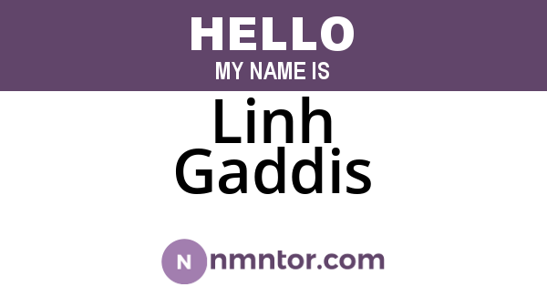 Linh Gaddis