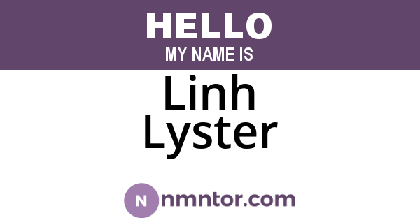 Linh Lyster