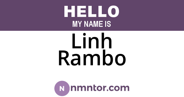 Linh Rambo