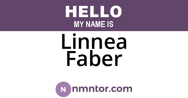 Linnea Faber
