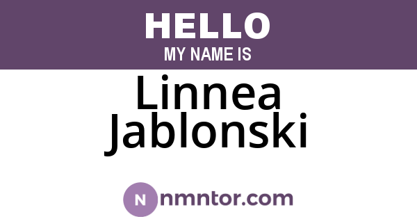 Linnea Jablonski